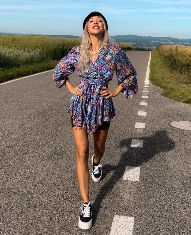 Seiden Kleid Ananda – Bild 3