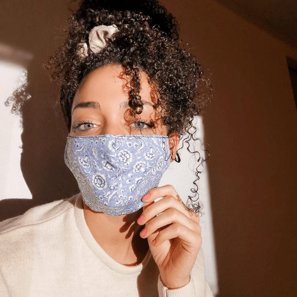 Seiden-Stoffmaske Bloemendaal – Bild 2