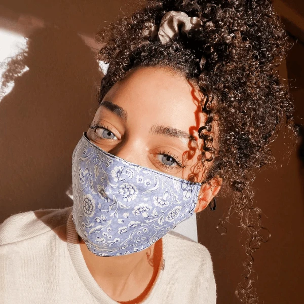 Seiden-Stoffmaske Bloemendaal – Bild 3