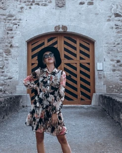 Sommerkleid Flora -Herz Schmuck Geschaft Sommerkleid Kleid Damen Bohemian Blumen Locker Boho Fashion Flora Cindy 3 986428