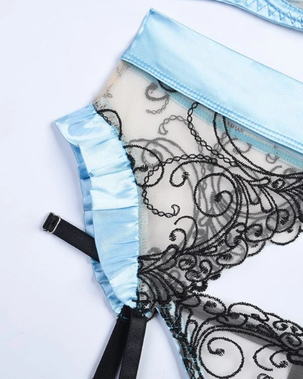 Ruffle Lingerie Sky Flower – Bild 6