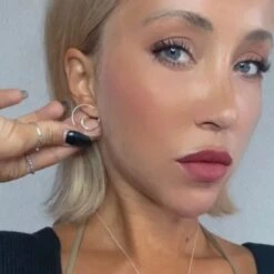 Spiralen Ohrringe Shanti 5 Spiralen Ohrringe Shanti -Herz Schmuck Geschaft Sterling Silber 925 Ohrringe Paar Spirale Schlicht Boho Hippie Schmuck silber Spiralen Shanti 4