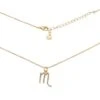 Sternzeichen Kette Skorpion -Herz Schmuck Geschaft Sternzeichen Kette Halskette Zodiac Astrologie echt Silber 925 Schmuck Modeschmuck Schweiz JustStyle S925 Skorpion Scorpio Zeichen gold 1