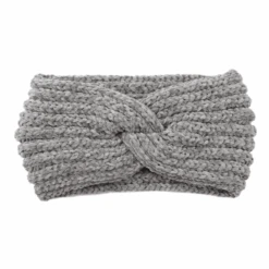 Strick Stirnband Gekreuzt Anouk 12 Strick Stirnband Gekreuzt Anouk -Herz Schmuck Geschaft Stirnband Haarband gekreuzt Strickmuster gestrickt Ohrenwarm Damen Anouk hellgrau 1 185994