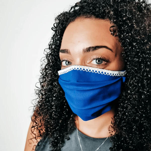 Baumwolle Stoff Maske Rina – Bild 2