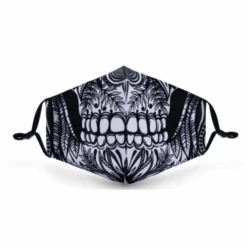 Stoffmasken Different You -Herz Schmuck Geschaft Stoffmaske Maske Hygienemaske Mundschutzmaske Schweiz Damen Herren Fashion Style Mund Clown Totenkopf Feuer Snake You Different 3 611421