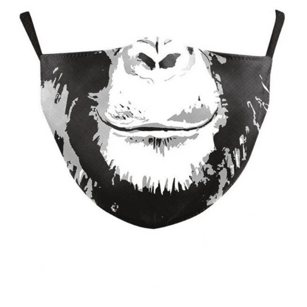 Stoffmaske Hey Monkey