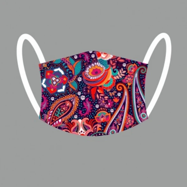 Paisley Chic Maske 4 Paisley Chic Maske – Bild 2