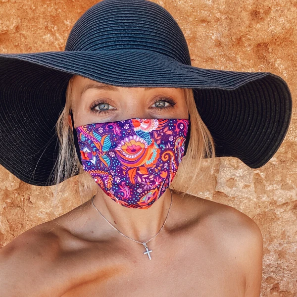 Paisley Chic Maske 5 Paisley Chic Maske – Bild 3