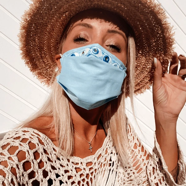 Baumwolle Maske Boho Cloud – Bild 2