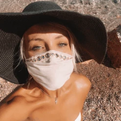 Stoffmaske Talamanca 7 Stoffmaske Talamanca -Herz Schmuck Geschaft Stoffmaske Mundschutzmaske Maske hygienemaske Baumwolle Bohemian Fashion rosa Talamanca 2 194501