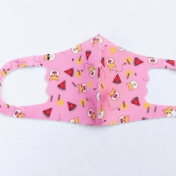 Kinder Maske Kiddo -Herz Schmuck Geschaft Stoffmaske Neopren Polyester Maske Kindermaske Gesichtsmaske Lela Style Katze Wassermelone 2 545577