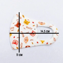 Kinder Maske Kiddo -Herz Schmuck Geschaft Stoffmaske Neopren Polyester Maske Kindermaske Gesichtsmaske Lela Style Kiddos Groesse Details 1 744630