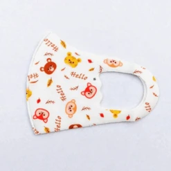 Kinder Maske Kiddo -Herz Schmuck Geschaft Stoffmaske Neopren Polyester Maske Kindermaske Gesichtsmaske Lela Style Kiddos Hello Teddy 1 884178