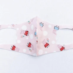 Kinder Maske Kiddo -Herz Schmuck Geschaft Stoffmaske Neopren Polyester Maske Kindermaske Gesichtsmaske Lela Style Schweinli 1 552424
