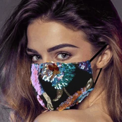 Designer Glitzer Gesichtsmaske Paradiso
