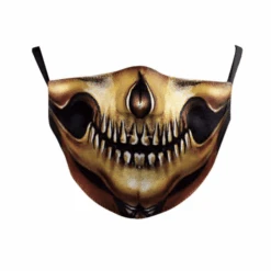 Face Mask Skull Nights -Herz Schmuck Geschaft Stoffmasken Maske Atemschutz Hygienemaske Totenkopf Skull Nights 4 455368