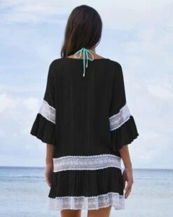 Strandkleid Tunika Yvette -Herz Schmuck Geschaft Strandkleid Damen Tunika Kleid Sommerkleid Strand Boho Yvette 2 120423