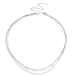 Bauchketten Strasssteine Kali -Herz Schmuck Geschaft Strasssteine Bauchkette Diamanten Kristalle Bauchketten Set 3 Ketten Taille Taillenschmuck Taillenkette Kali silber 3