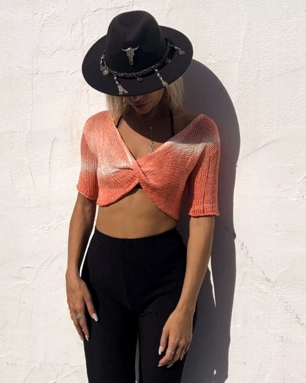 Batik Strick Shirt Caravelas – Bild 5