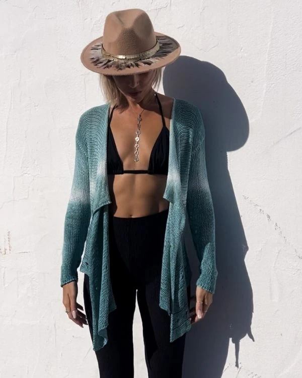 Batik Häkel Strick Kimono Helene – Bild 4