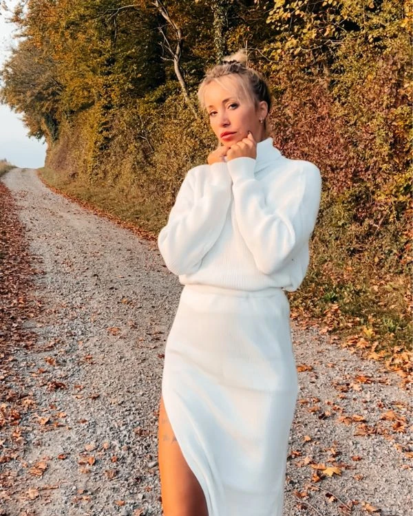 Zweierset Rock & Rollkragen Pullover Paula