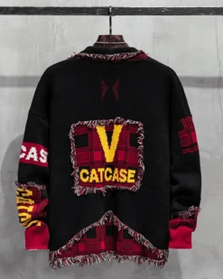 Cardigan Herren V-Style 19 Cardigan Herren V-Style -Herz Schmuck Geschaft Strickjacke Cardigan Jeansjacke Herren Maenner Kimono Fransen Bohemian V Style schwarz 3 868191