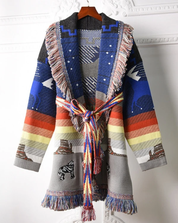 Strickjacke Cardigan Scandinavia – Bild 2