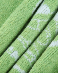 Pullover Reaper -Herz Schmuck Geschaft Strickpullover Pullover Damen V Ausschnitt Gruen Sensemann Fashion Reaper gruen 7 559685