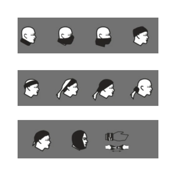 Halstuch Schalmaske Rosalia – Bild 8