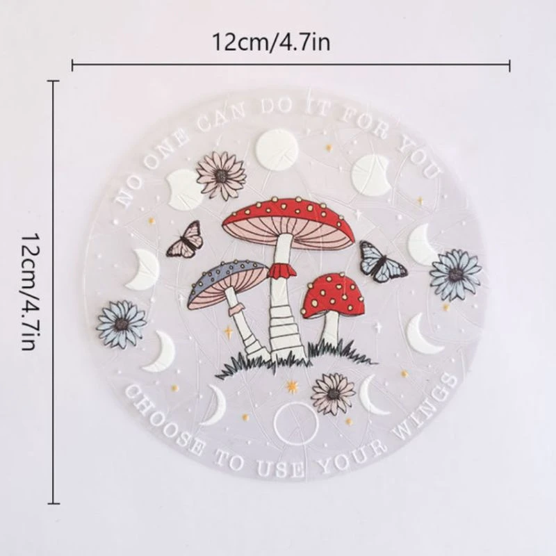 Sun Catcher Sticker Mushroom Universe – Bild 4