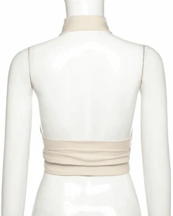 Bandage Crop Top Cayman 22 Bandage Crop Top Cayman -Herz Schmuck Geschaft Top Crop Bandage Binden Damen Elegant Party Cayman beige 10 201394