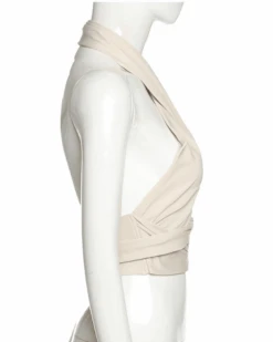 Bandage Crop Top Cayman 20 Bandage Crop Top Cayman -Herz Schmuck Geschaft Top Crop Bandage Binden Damen Elegant Party Cayman beige 6 187059