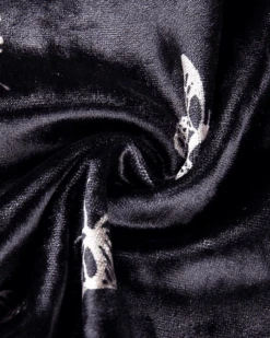 Top Black Butterfly -Herz Schmuck Geschaft Top Crop Rueckenfrei Schulterfrei Samt Velvet Gliederkette Schmetterlinge Black Butterfly 8 367352