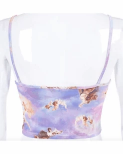 Top Angelo 12 Top Angelo -Herz Schmuck Geschaft Top Croptop Tanktop Spaghettitraeger Vintage Retro Engelrprint Angelo violett 4 980433