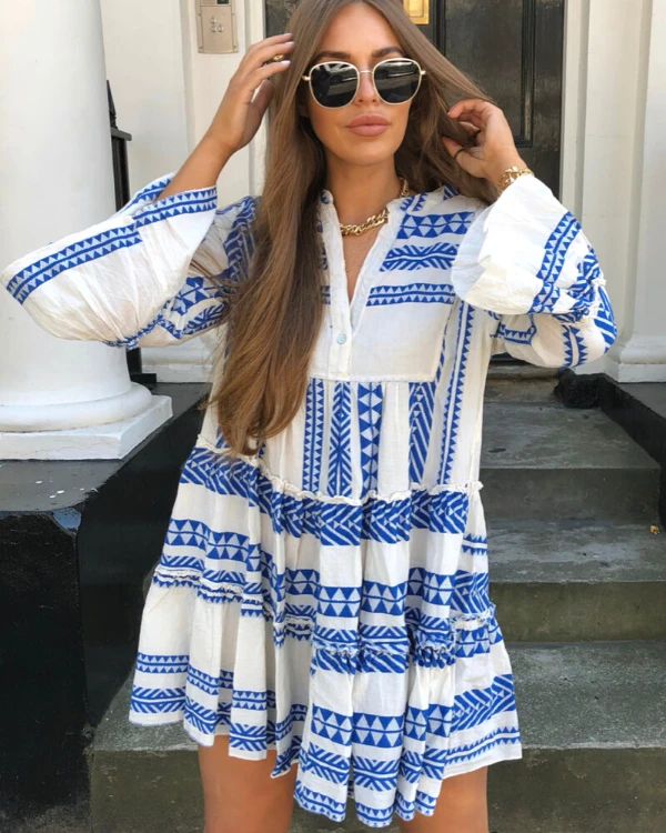 Tunika Kleid Ethno 5 Tunika Kleid Ethno – Bild 3