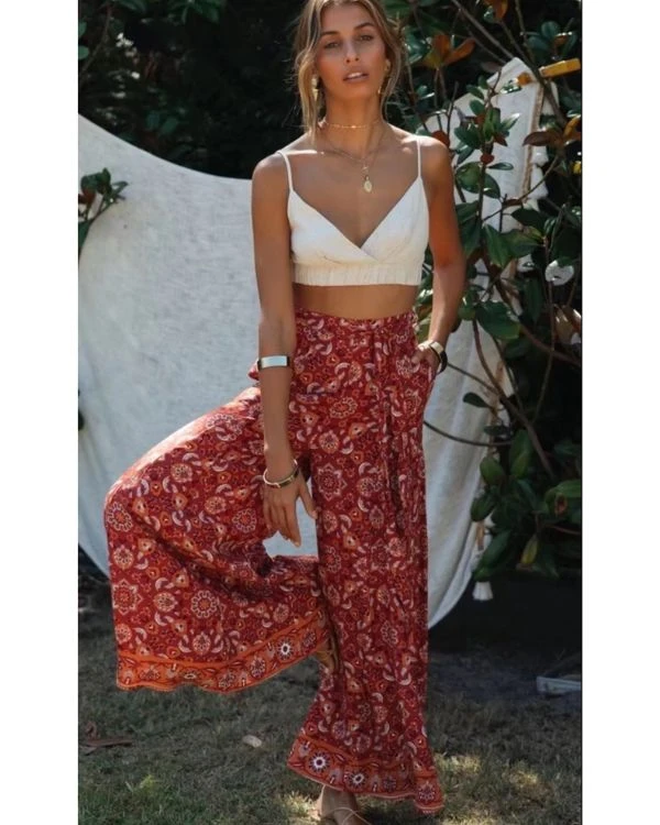 Weite Boho Hose Dascha 3 Weite Boho Hose Dascha