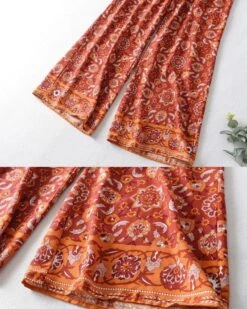 Weite Boho Hose Dascha 18 Weite Boho Hose Dascha -Herz Schmuck Geschaft Weite Boho Hosen Damen Hose Hippie Blumen Muster Bohemian Dascha 6