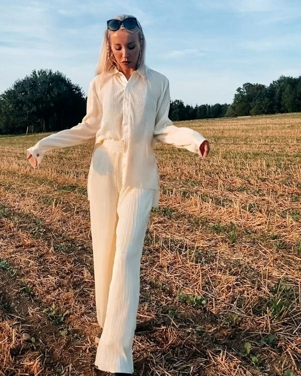 Zweiteiler Hose & Bluse Angelina – Bild 2