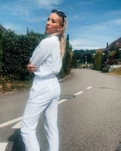 Zweiteiler Anzug Boho Kate 9 Zweiteiler Anzug Boho Kate -Herz Schmuck Geschaft Zweiteiler Zweierset Damen Boho Style Bluse Hemd Hose Baumwolle Sommer Bohemian Schweiz Juststyle Kate weiss Cindy 5 875580