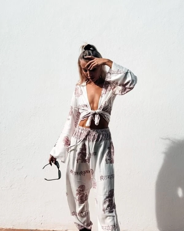 Zweiteiler Hose & Shirt Krishna – Bild 3