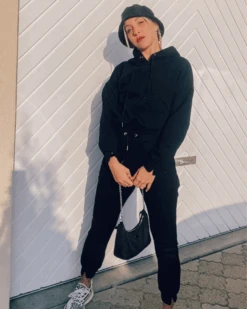 Jogging Set Zweiteiler J'Ador 12 Jogging Set Zweiteiler J'Ador -Herz Schmuck Geschaft Zweiteiler Zweierset Joggingset Kapuzen Pullover Jogginghose Kapuzenpullover Trainingsanzug Hoodie JAdor schwarz Cindy 2
