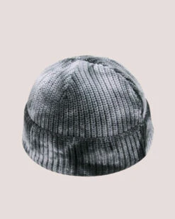 Beanie Batik Style -Herz Schmuck Geschaft beanies muetzen beanie gerippt wintermuetzen fashion unisex damen herren batik tie dye farben baumwolle juststyle schwarz weiss