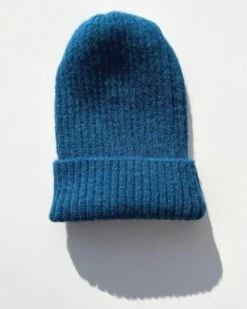 Beanie Mütze Jona -Herz Schmuck Geschaft beanies muetzen kopfbedeckung hut beanie unisex damen herren unifarbig style.fashion schweiz jona blau 1 953674