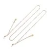 Goldene Brillenkette The Drop -Herz Schmuck Geschaft brillenkette sonnenbrillen ketten brillenketten maskenkette schmuck accessoires leichtmetall feine goldene kette gold the drop 1 458658