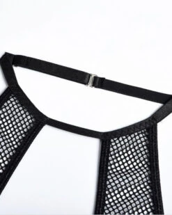 Dessous Bondage Body Andrina -Herz Schmuck Geschaft dessous lingerie erotik reizwaesche bodysuit bondage body fetisch schweiz juststyle schwarz andrina 8 873056