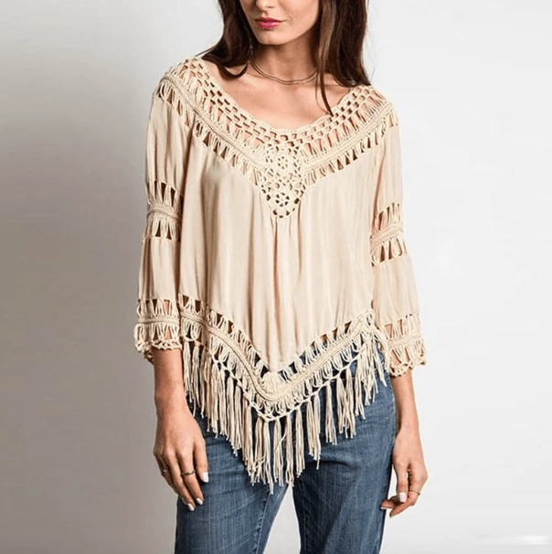 Shirt Boho Fringe 4 Shirt Boho Fringe – Bild 2
