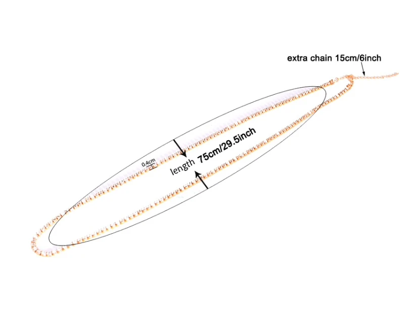 Bauchkette Brilliante 7 Bauchkette Brilliante – Bild 5