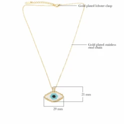 Halskette Fatima Eye -Herz Schmuck Geschaft image 33deca71 261a 439f 9f66 8d4e9747bb87 679043