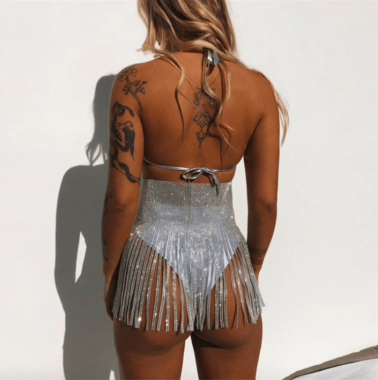 High-Waisted Glitzer Rock Shiny 6 High-Waisted Glitzer Rock Shiny – Bild 4